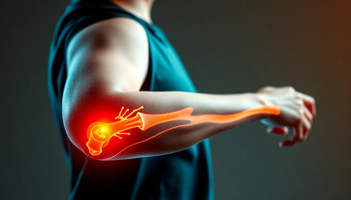 Oefenlezer: ontdek effectieve oefeningen voor tennisarm verlichting - Illustration