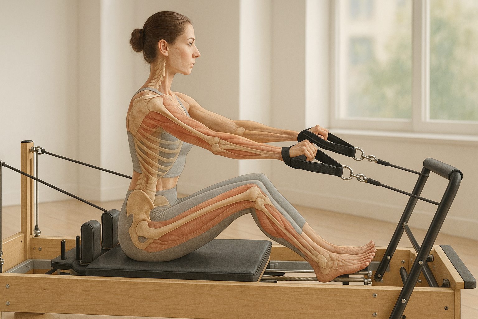 Ontdek de kracht van reformer pilates voor lichaam en geest - Illustration