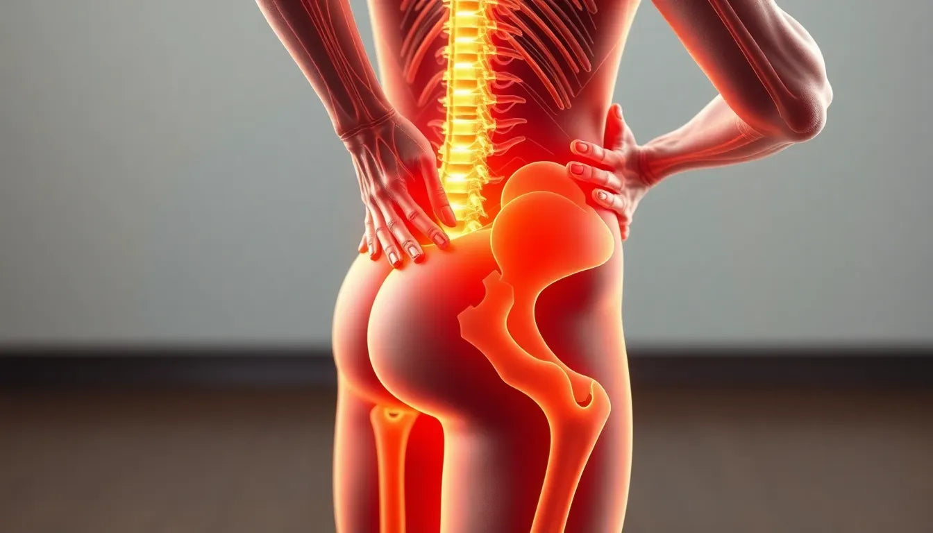 Bevrijd je van pijn: effectieve étirement nerf sciatique oefeningen ontdekken - Illustration