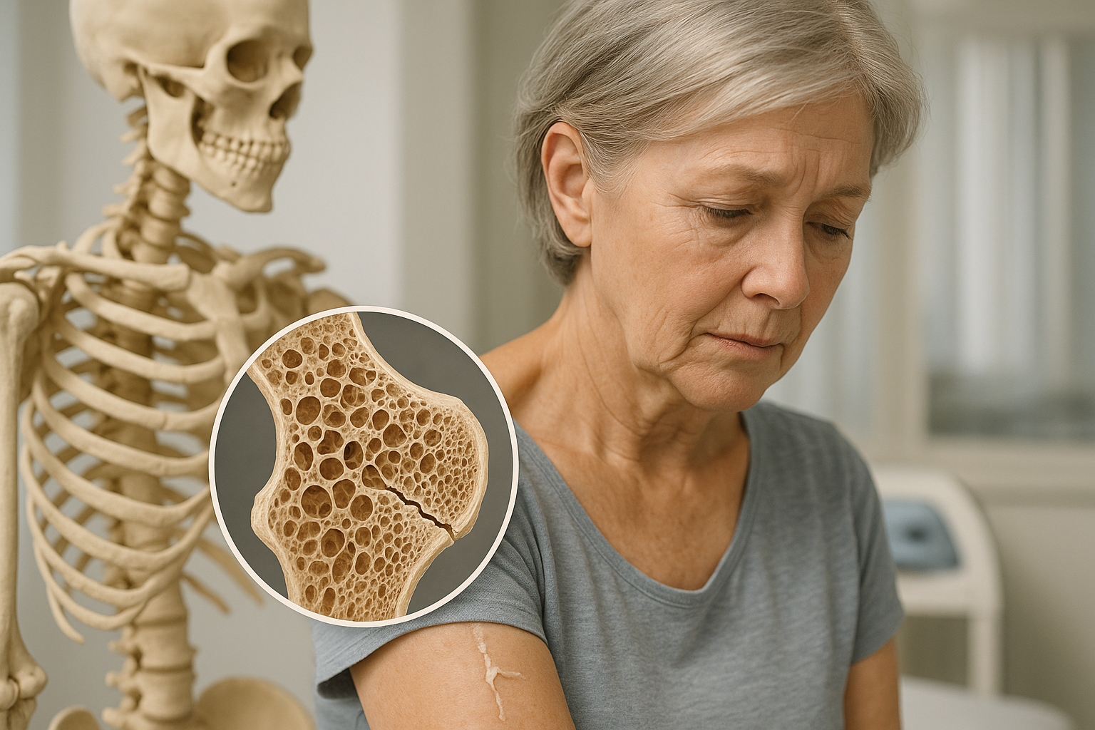 Osteoporose: de stille bedreiging voor sterke botten ontdekken - Illustration