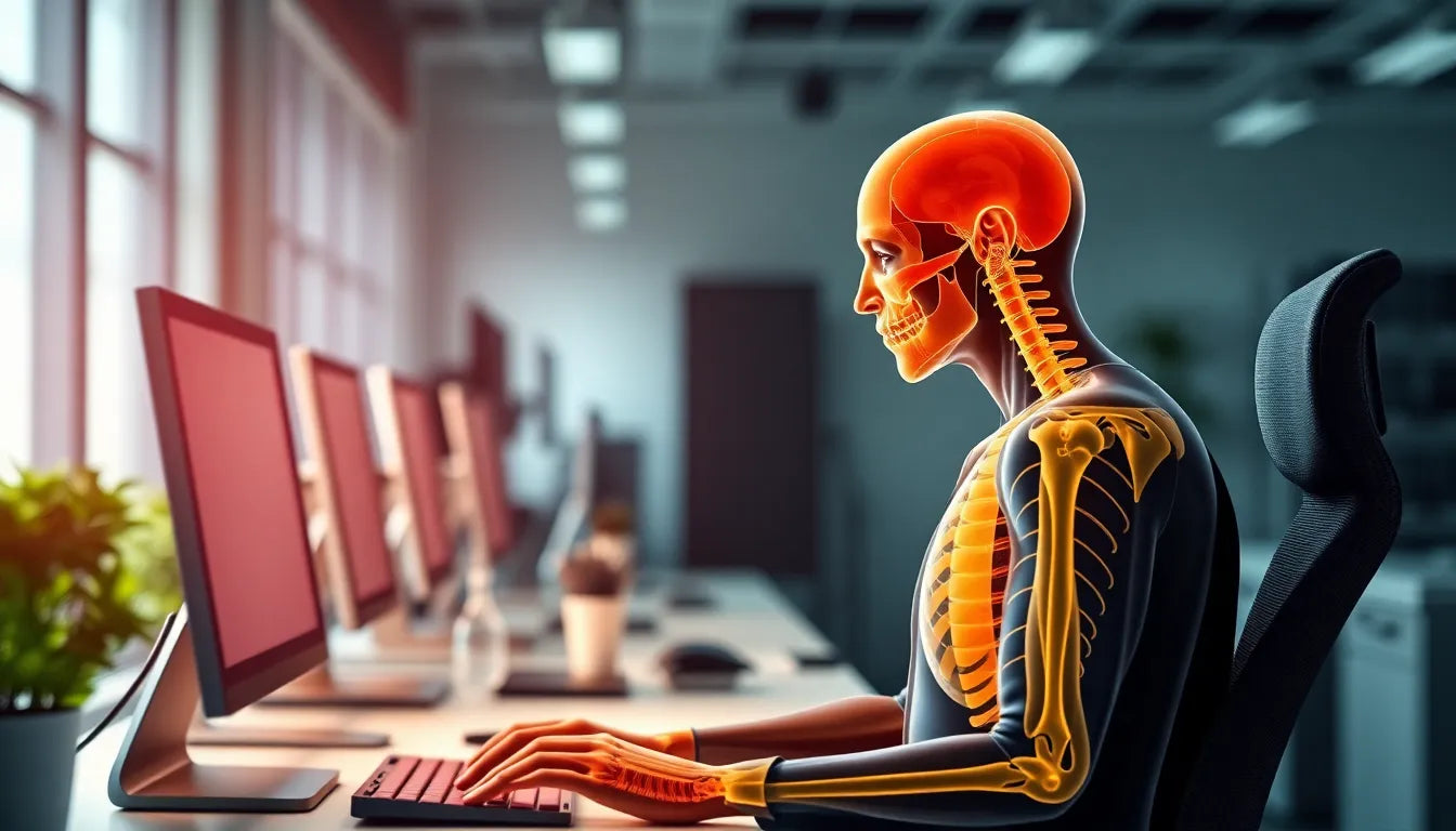 Ergonomie op het werk: de sleutel tot een pijnvrije werkdag - Illustration