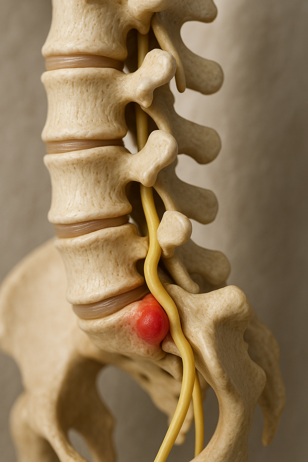 Ontdek de stille signalen van een hernia L5-S1: herken de symptomen en voorkom erger - Illustration