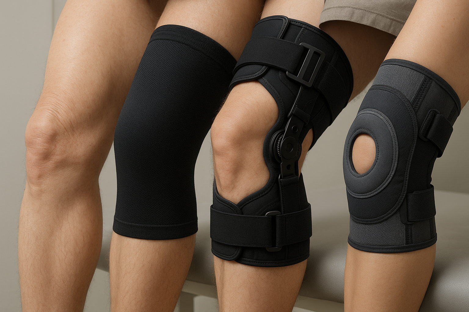 Kies de perfecte kniebrace voor jouw actieve levensstijl - Illustration