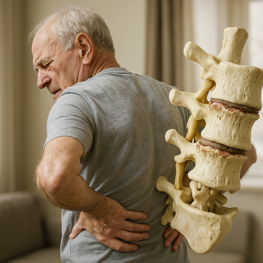 Verlicht rugpijn met effectieve behandelingen voor arthrose - Illustration