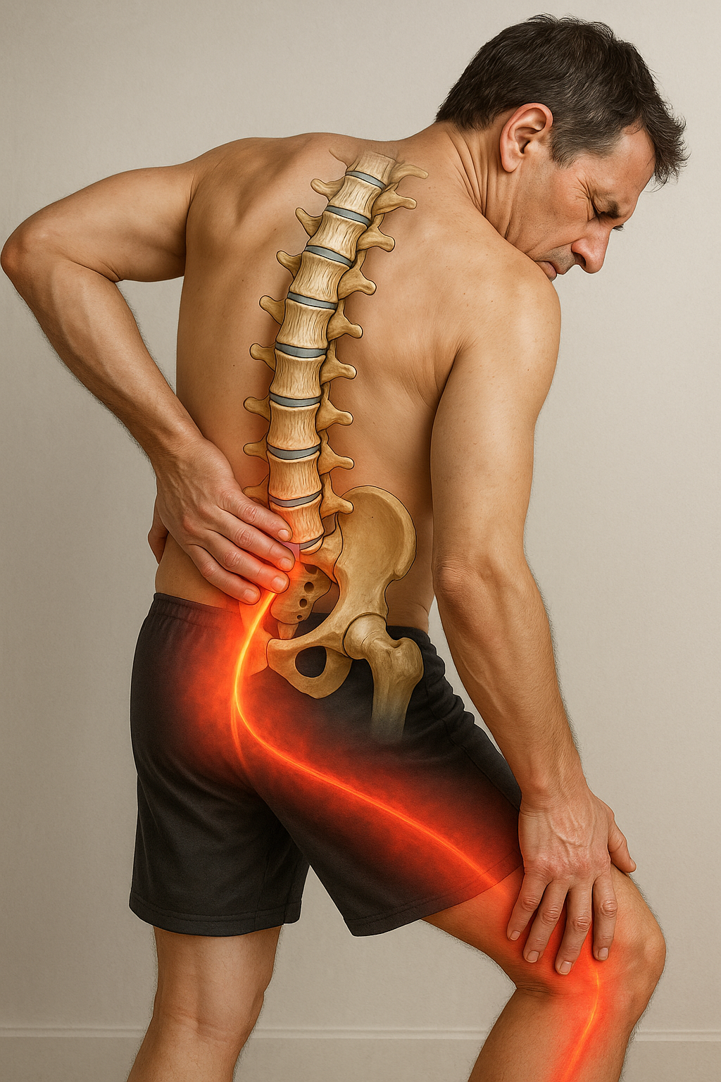 Hernia rugklachten in je been? Ontdek effectieve verlichting en herstelopties! - Illustration