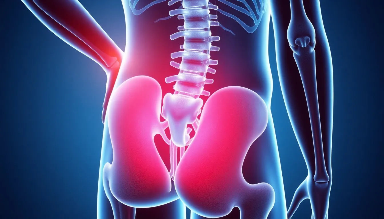 Ontsnap aan de pijn: effectieve oplossingen voor sciatique in je rechterbeen - Illustration