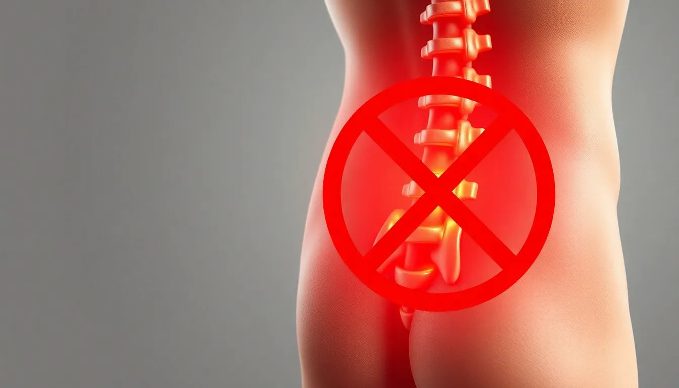 Chiropractie als natuurlijke oplossing voor sciatica-pijn - Illustration