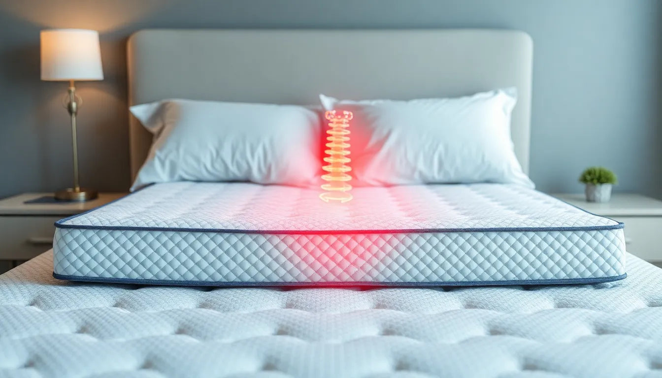 Ontdek de perfecte matras voor hernia discale en slaap pijnvrij - Illustration