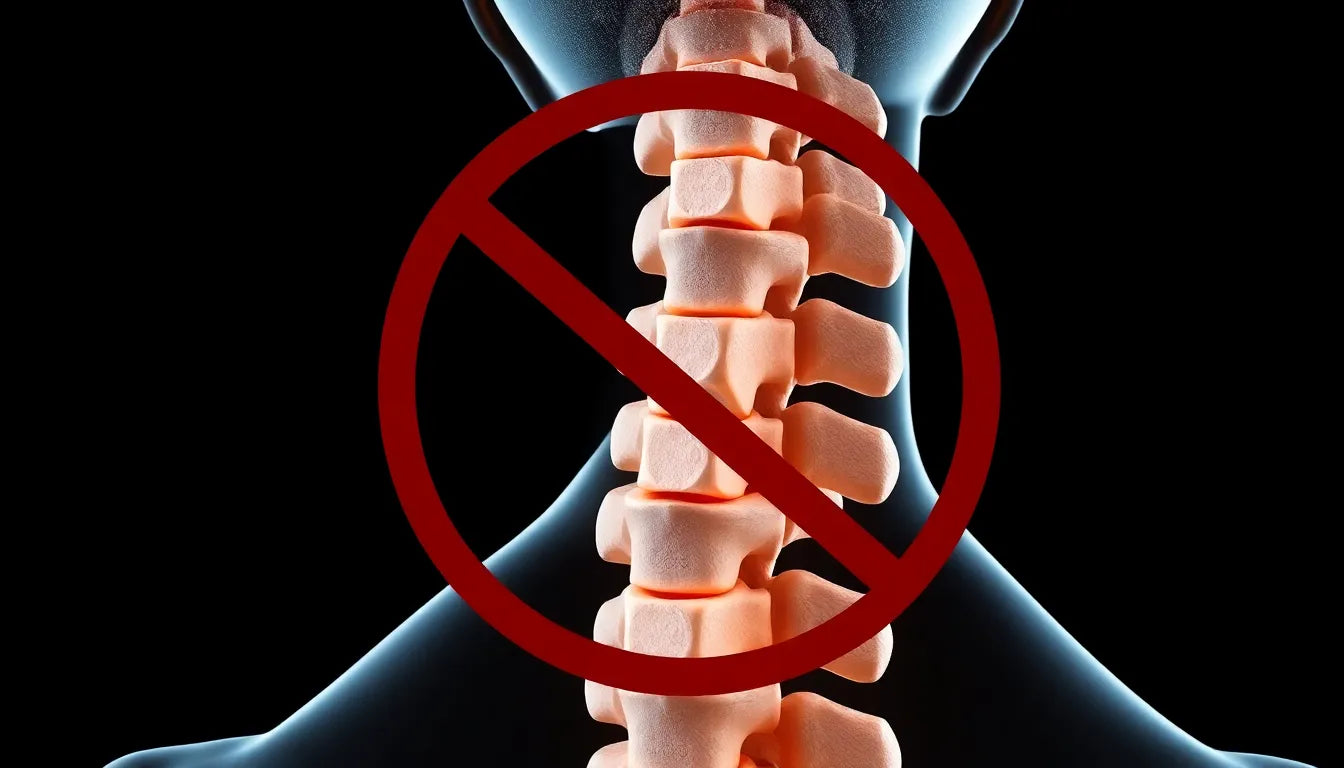 Verlicht nekpijn: ontdek praktische oplossingen voor spondylose - Illustration