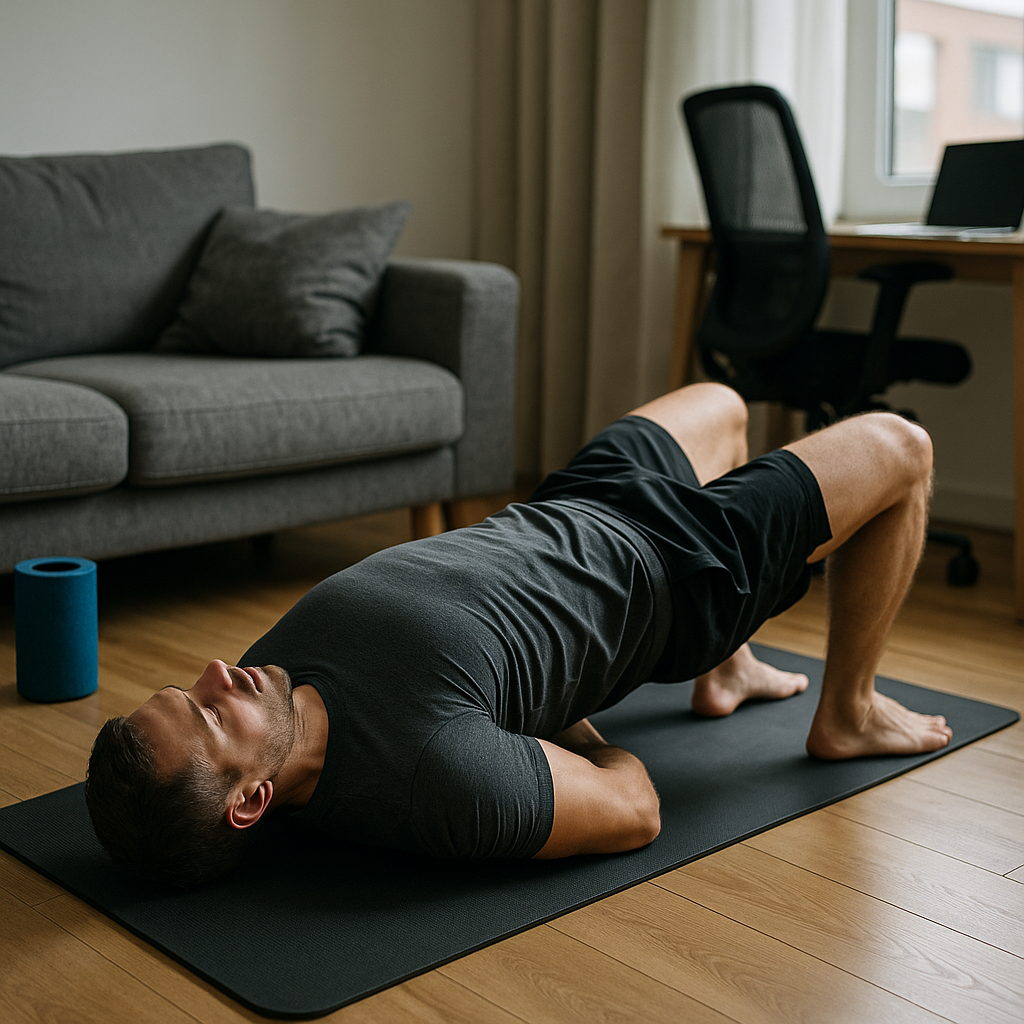 Versterk je rug: effectieve rugtraining voor thuis en op kantoor - Illustration