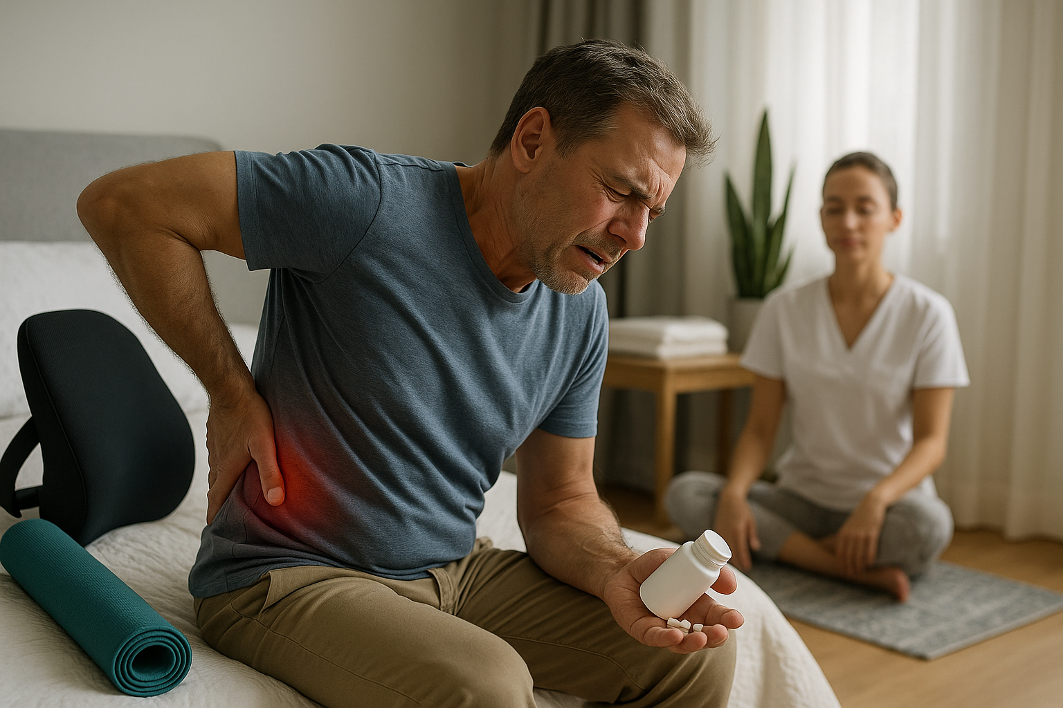 Pijnstillers mal de dos: Ontdek veilige alternatieven voor rugpijnverlichting - Illustration