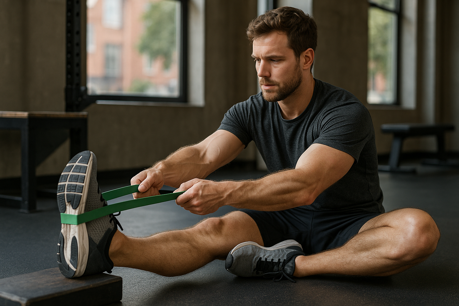 Hamstring rek: ontdek de sleutel tot soepel bewegen en blessurepreventie - Illustration