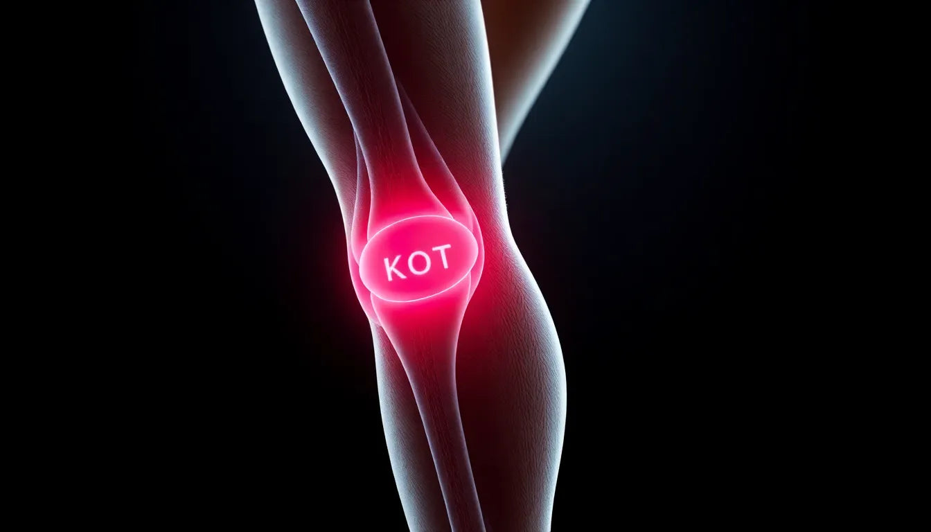 Ontdek de oorzaak van ondt i knæet af at gå en vind verlichting - Illustration