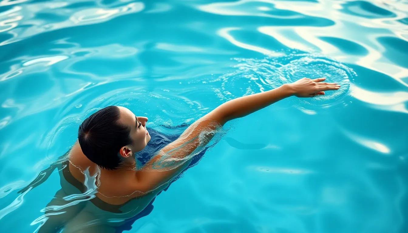 Zwem je vrij van rugpijn: ontdek de helende kracht van water - Illustration