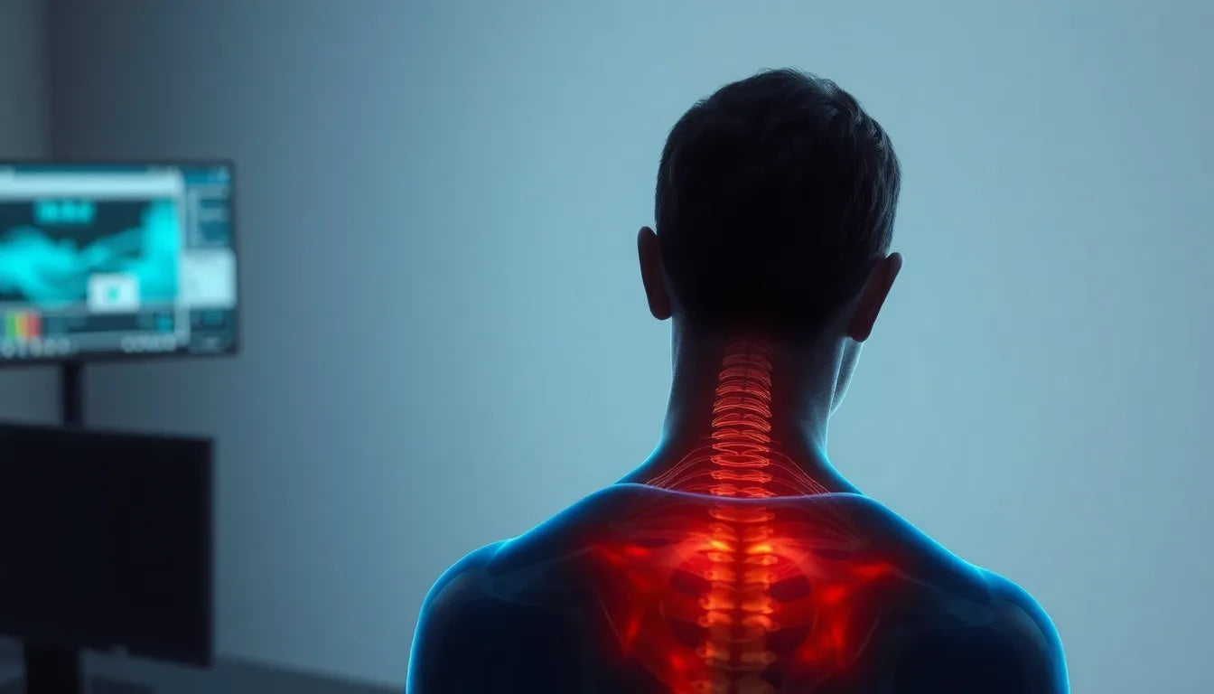 Ontsnap aan pijn: zeg vaarwel tegen ongemakken in nek, schouder en arm - Illustration