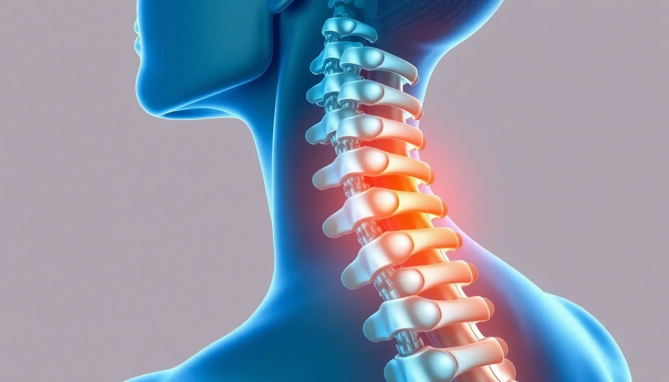 Cervical spondylosis: ontdek de stille boosdoener achter nekpijn - Illustration