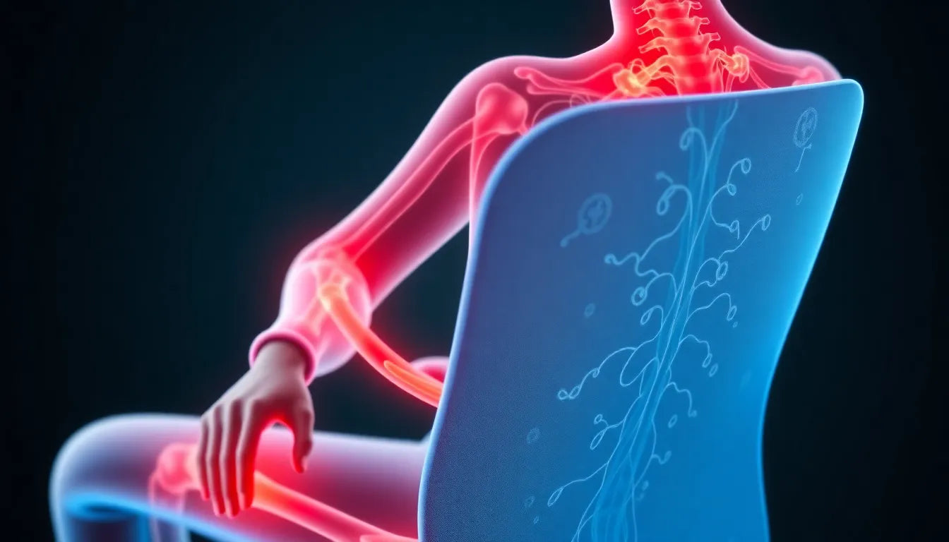 Ergonomischer stuhl: de sleutel tot een pijnvrije werkdag - Illustration