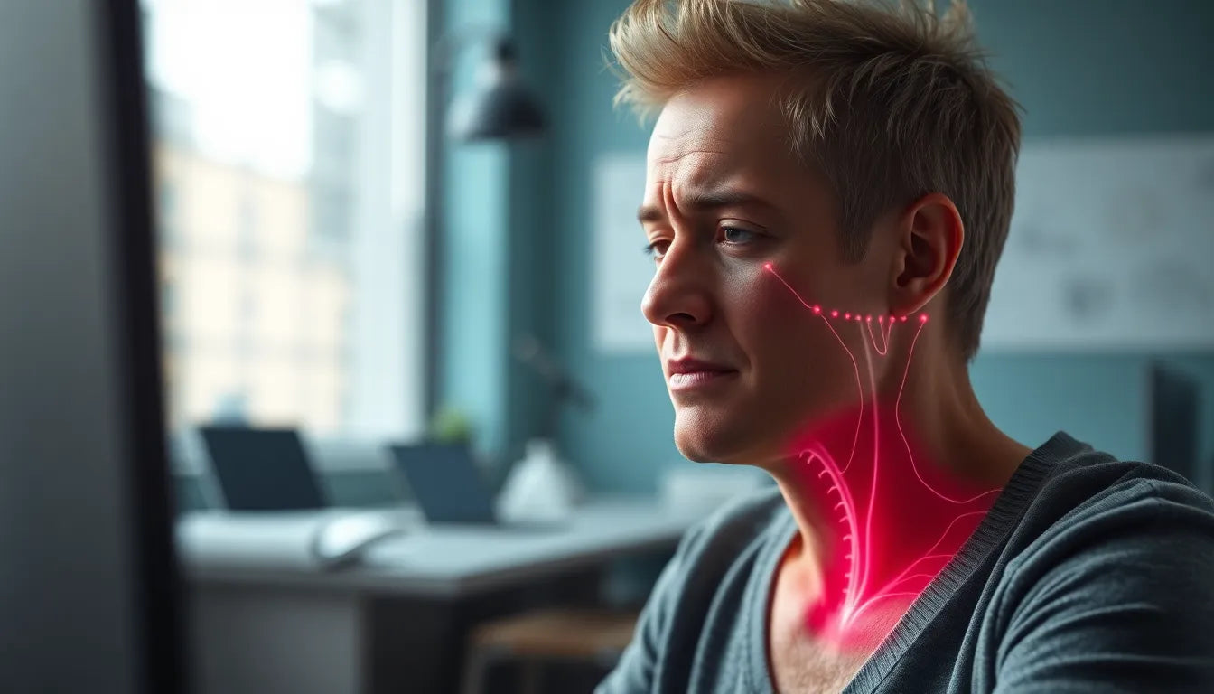 Wanneer nekpijn je misselijk maakt: wat je moet weten en doen - Illustration