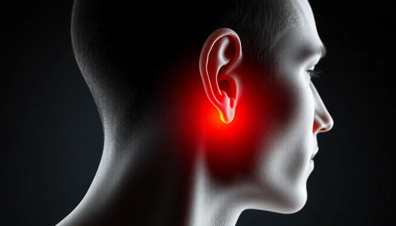 Ontdek de verborgen oorzaken van ondt i højre side af nakken en vind verlichting - Illustration