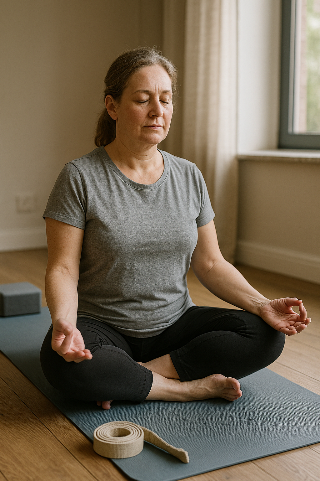 Begin je yoga-avontuur: eenvoudige stappen voor succes - Illustration