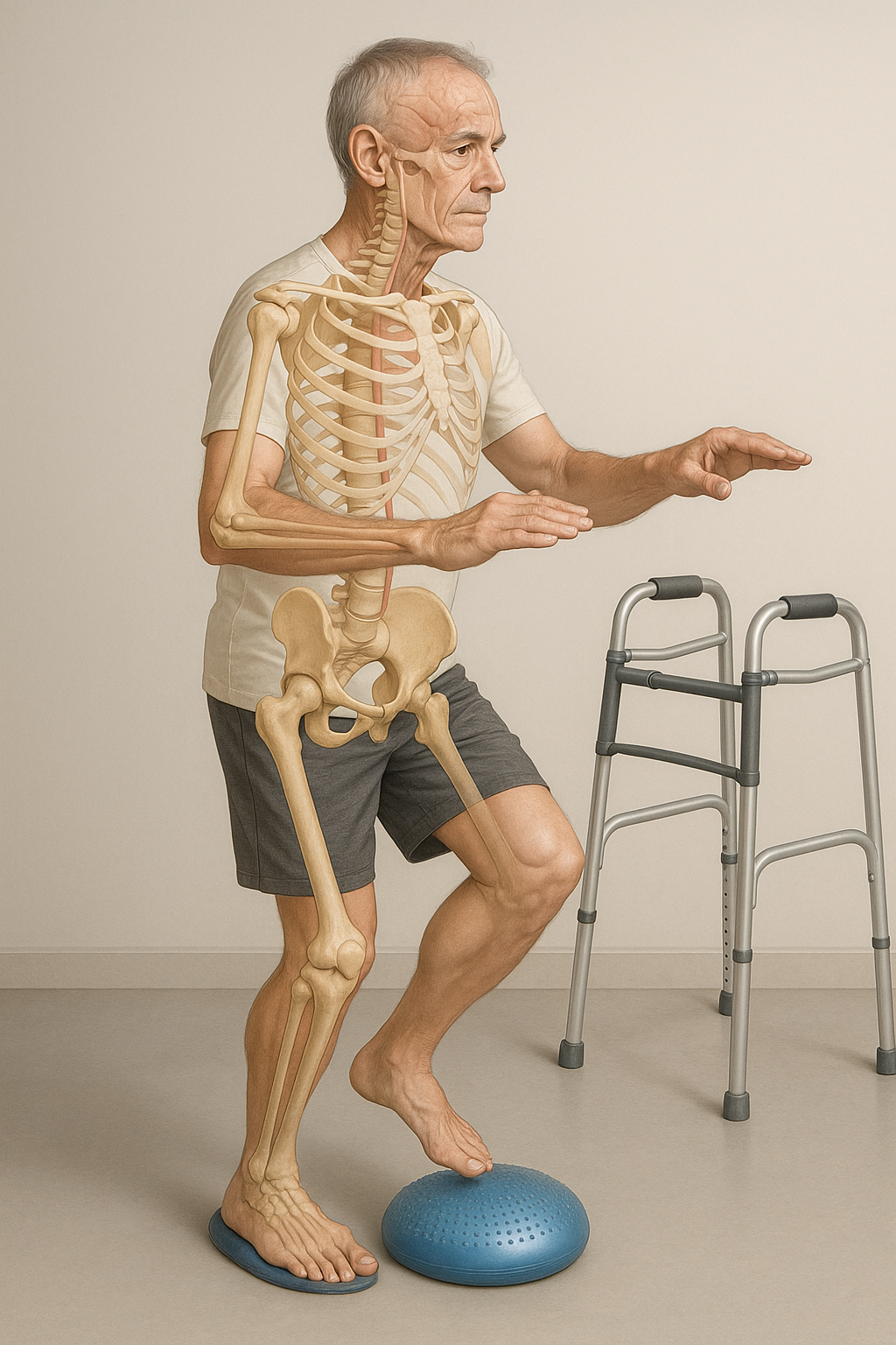 Ontdek de kracht van posturale controle: balans en stabiliteit in elke beweging - Illustration