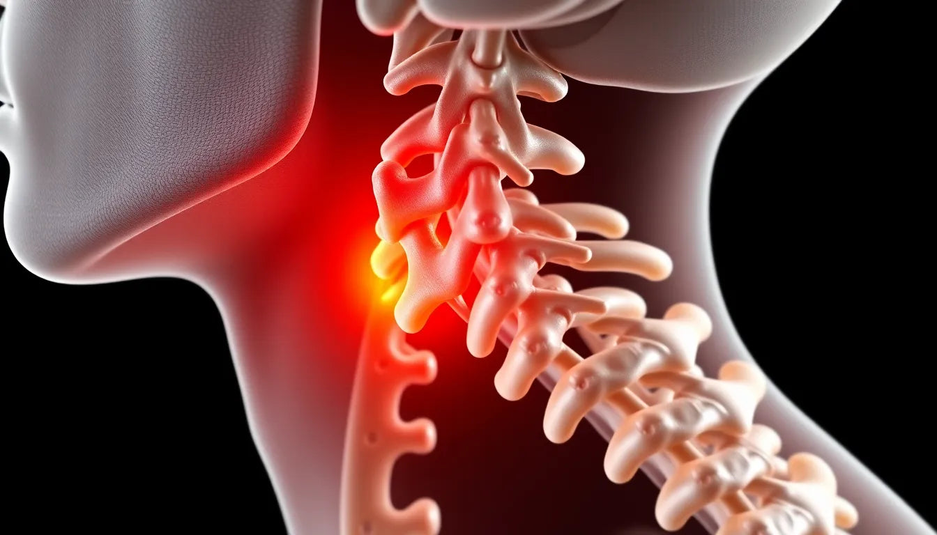 Verlicht nekpijn: ontdek de oorzaken en oplossingen voor slijtage nekwervels C5-C6 - Illustration