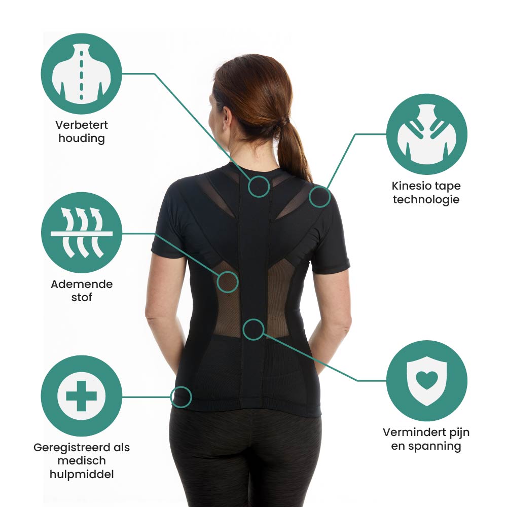 Women's Posture Shirt™ - Noir