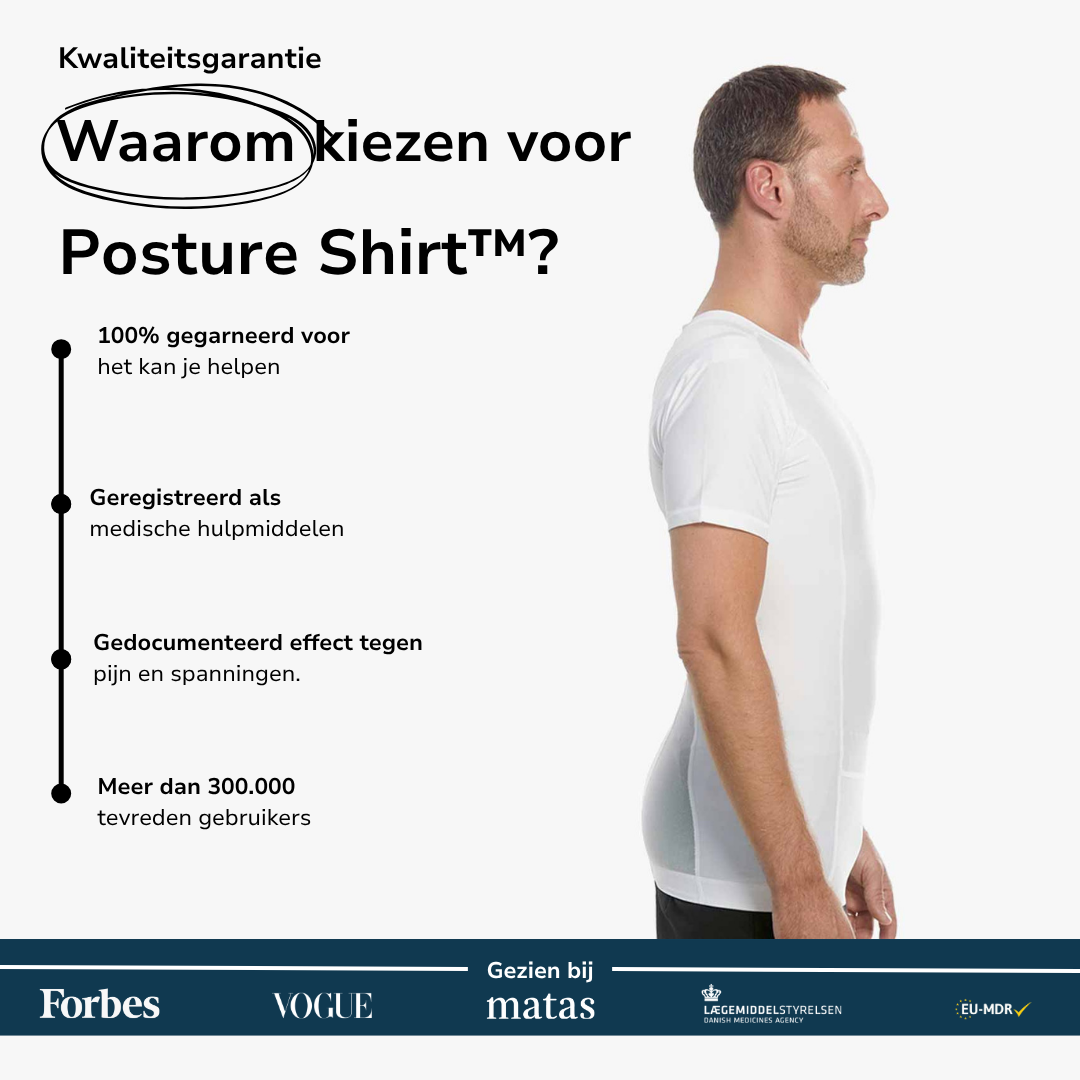 Men's Posture Shirt™ - Wit