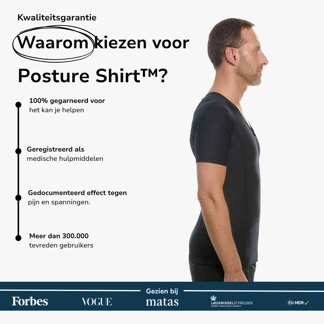Men's Posture Shirt™ - Noir