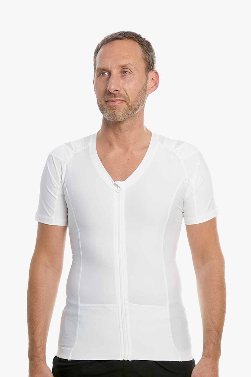 DEMO - Men's Posture Shirt™ Zipper - Wit