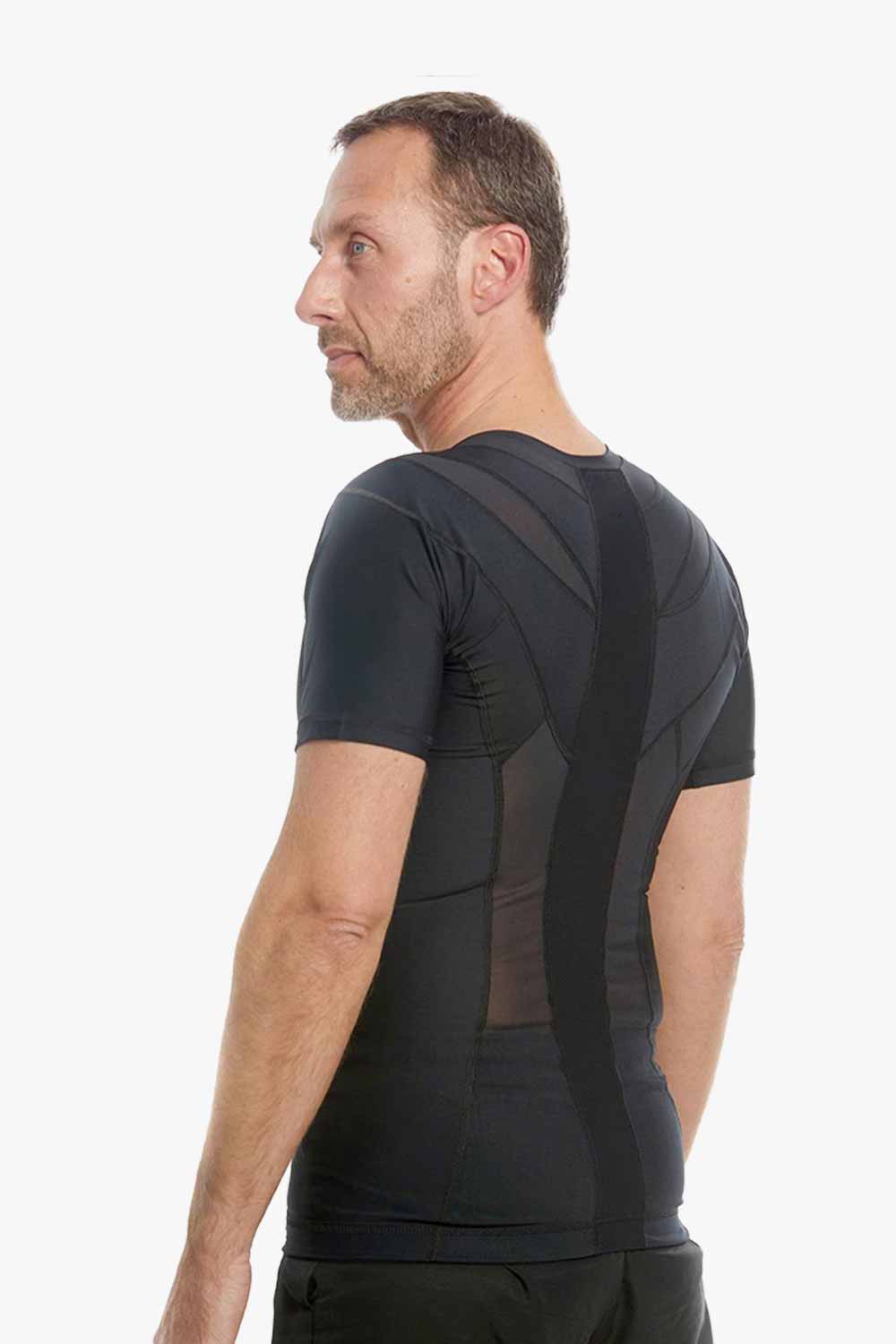DEMO - Men's Posture Shirt™ Zipper - Zwart