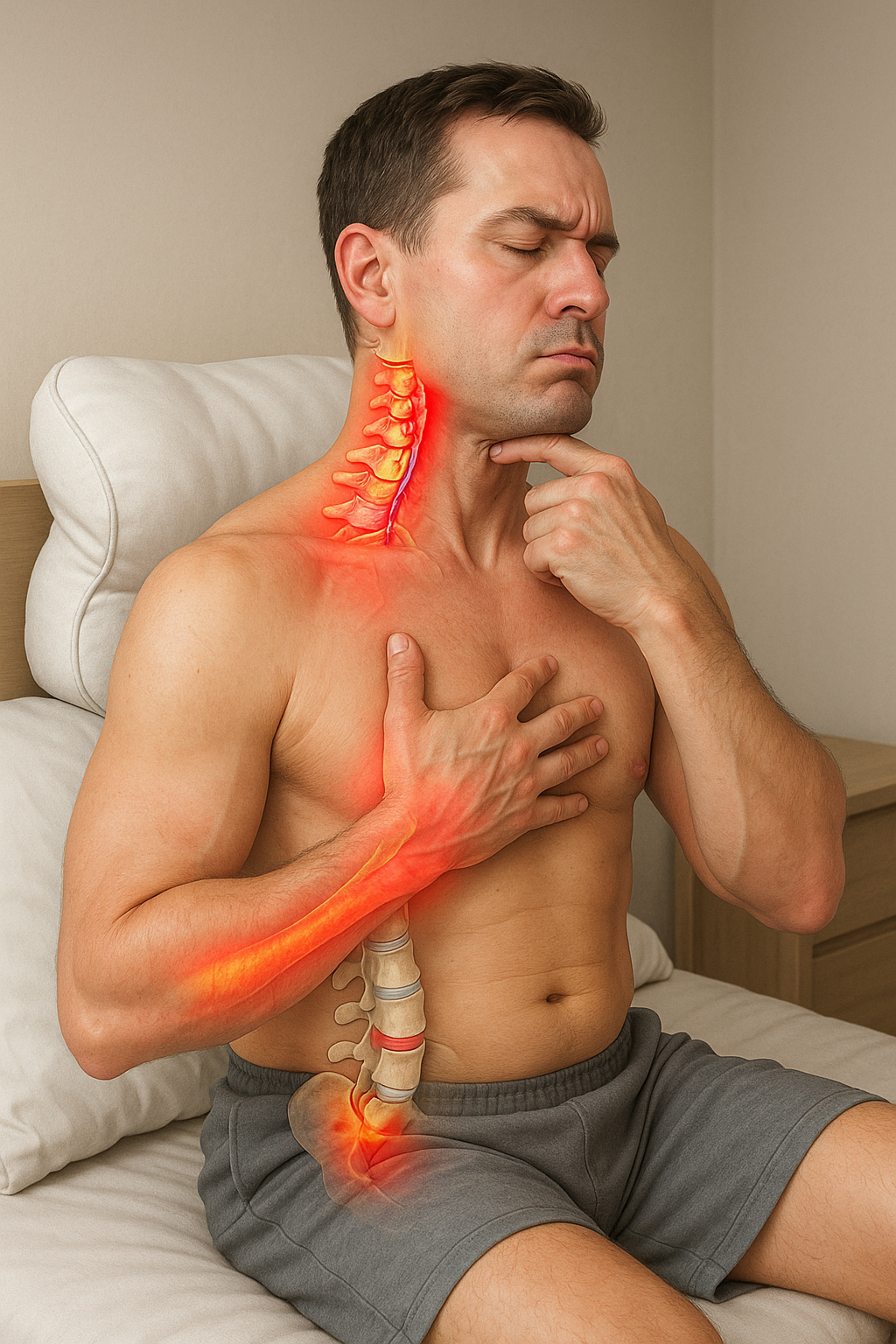 Verlicht nekhernia klachten met deze effectieve oefeningen - Illustration