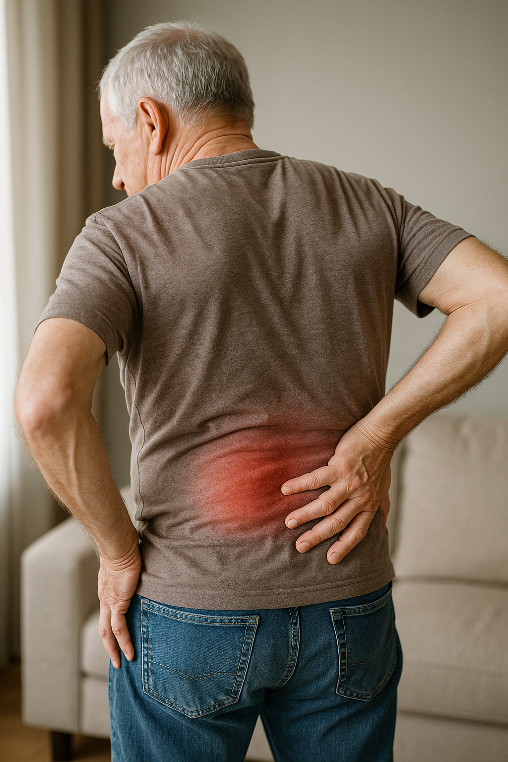 Verlicht de pijn van arthrose in de lage rug met slimme ergonomische oplossingen - Illustration