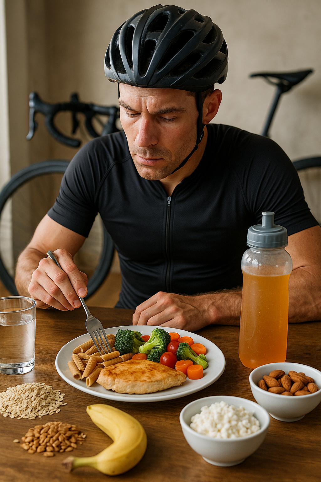 Eet je fit: de ultieme gids voor fietsers en hun voeding - Illustration