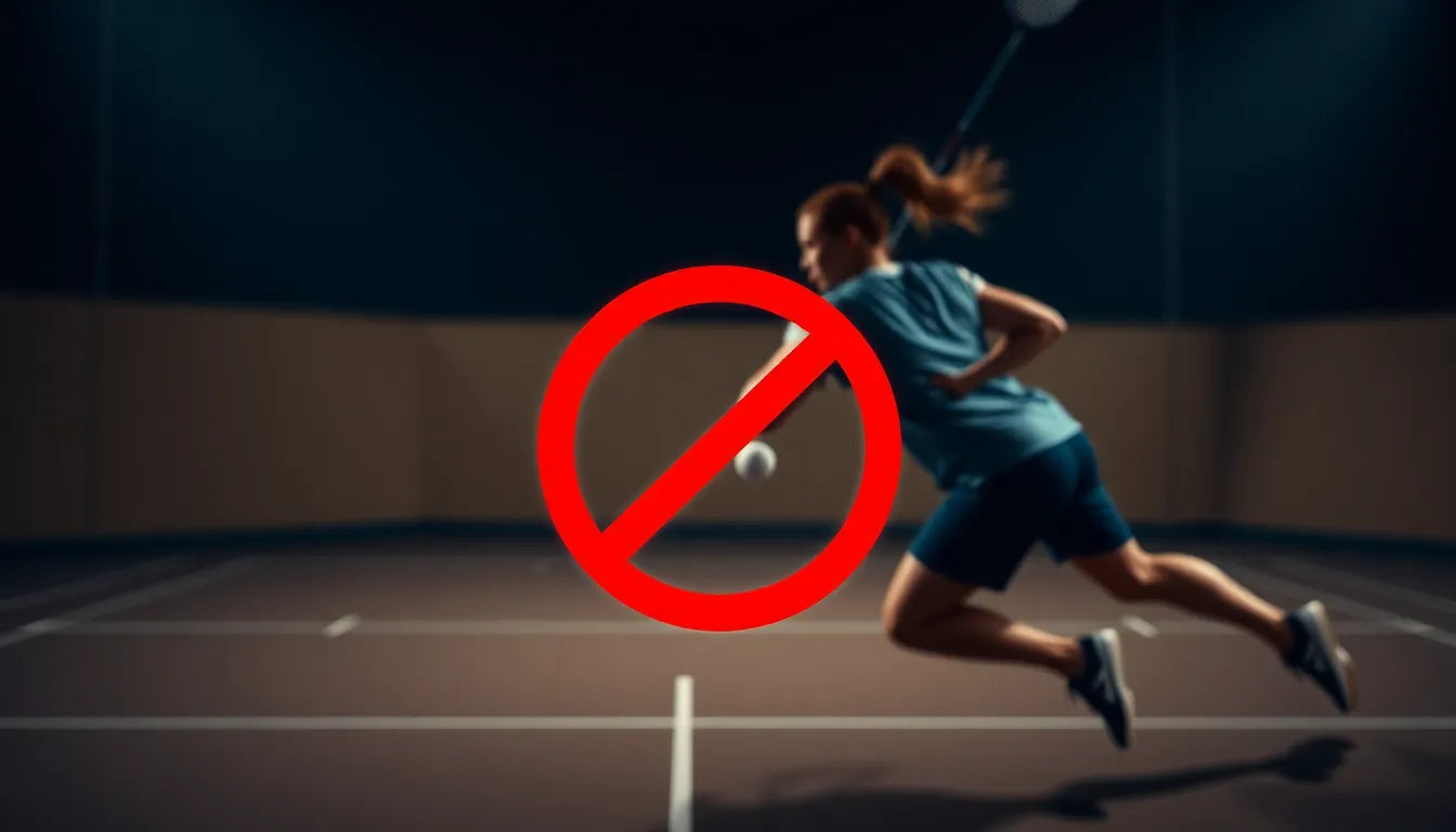 Oefenlezer: ontdek de beste udstrækningsøvelser na badminton voor herstel en preventie - Illustration