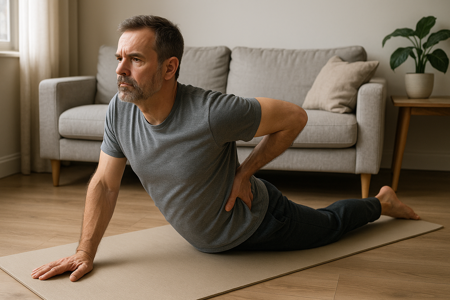 Ontdek de kracht van mckenzie oefeningen voor verlichting van ischiaspijn - Illustration