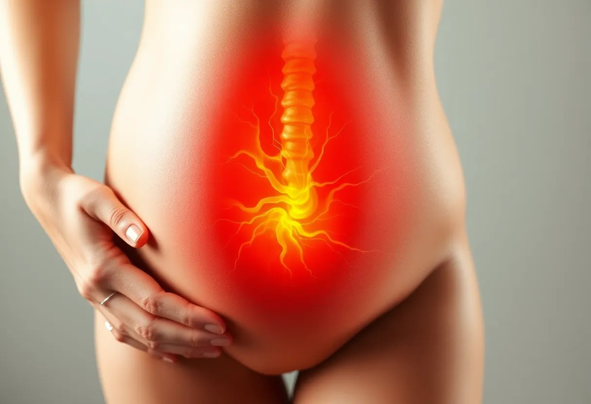 Hernia tijdens de zwangerschap: pijnverlichting zonder medicatie - Illustration
