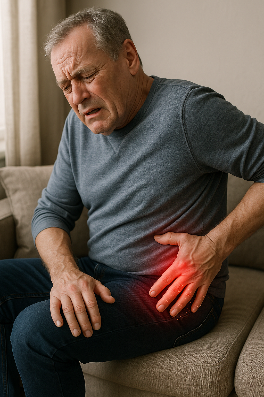 Herken de stille signalen van een slechte heup en vind verlichting - Illustration