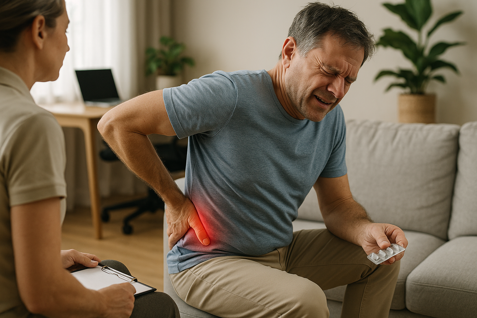 Rugpijn: waarom medicatie vaak niet de oplossing is en wat wél helpt - Illustration