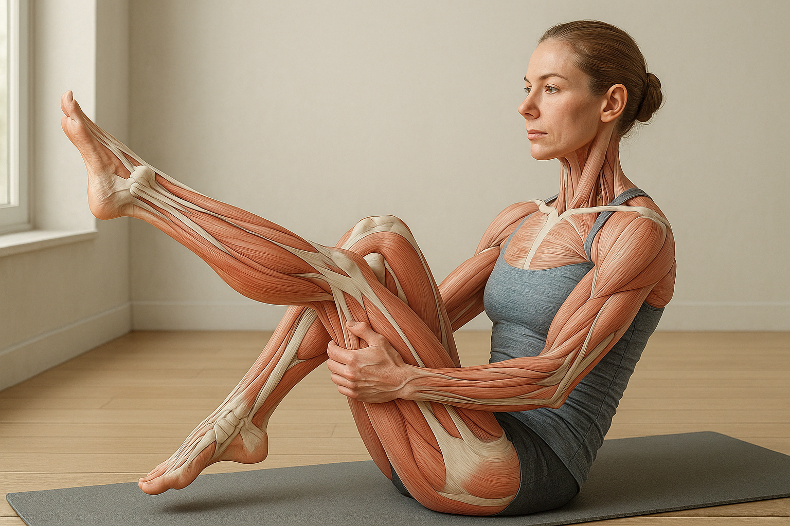 Pilates: ontdek de kracht van een sterkere core en een stressvrij leven - Illustration