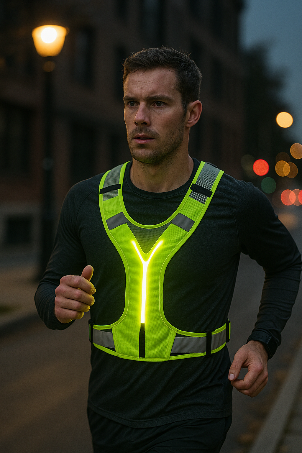 Zichtbaar en veilig: het beste lichtvest voor hardlopers - Illustration