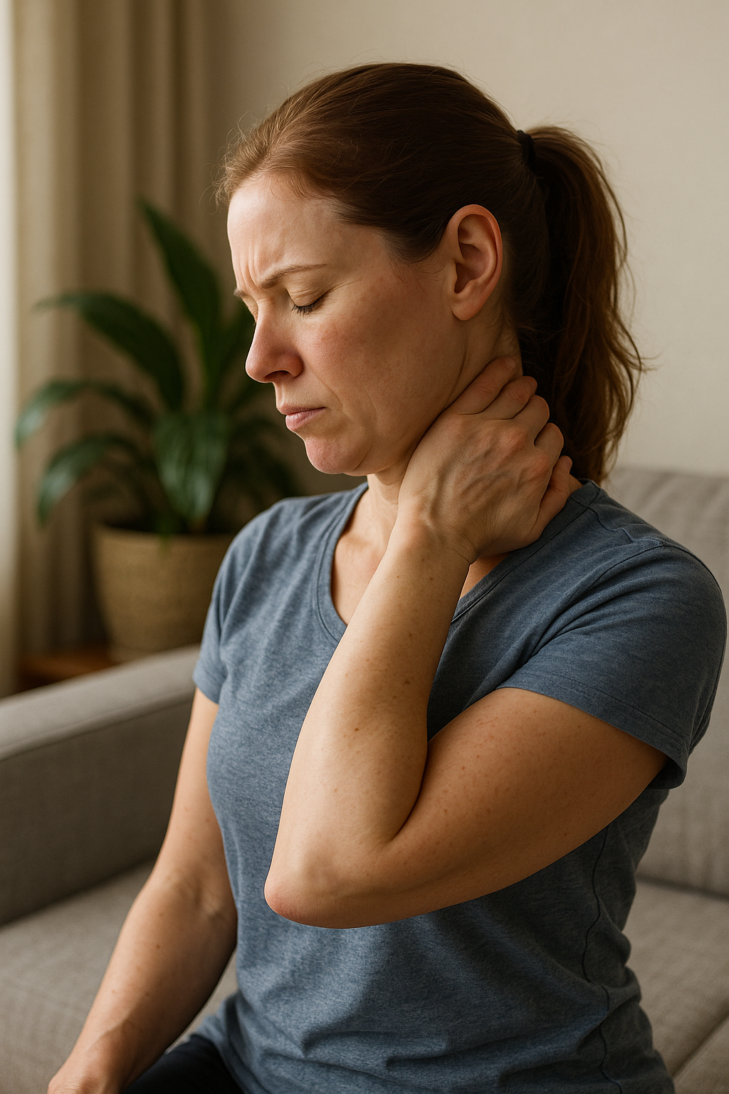 Bevrijd je nek: eenvoudige oefeningen voor directe verlichting - Illustration