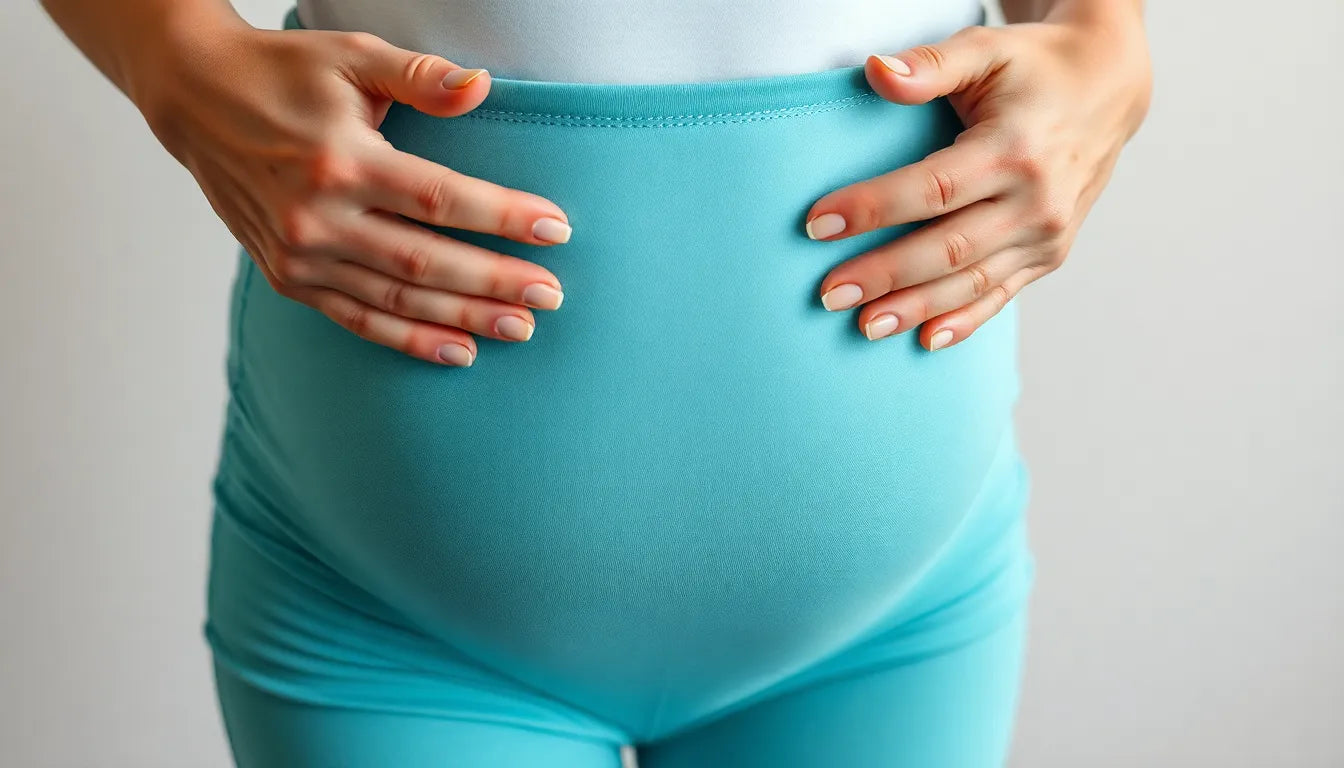 Versterk je bekken: oefenlezer ontdekt de kracht van gravid bækkenbundsøvelser - Illustration