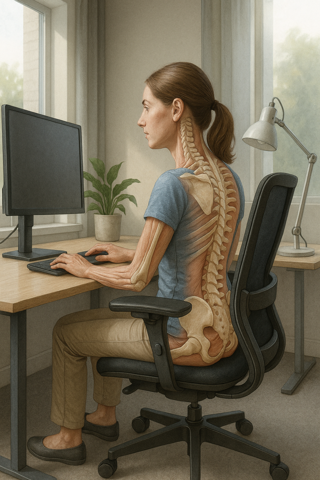 Creëer je ideale werkplek voor optimale productiviteit - Illustration