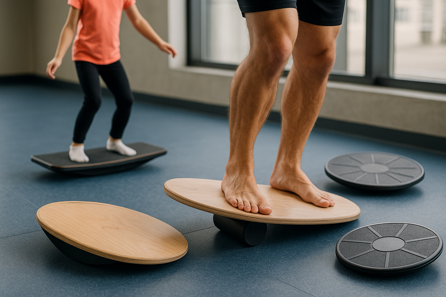 Balansboard: ontdek de perfecte mix van stabiliteit en plezier voor elke leeftijd! - Illustration