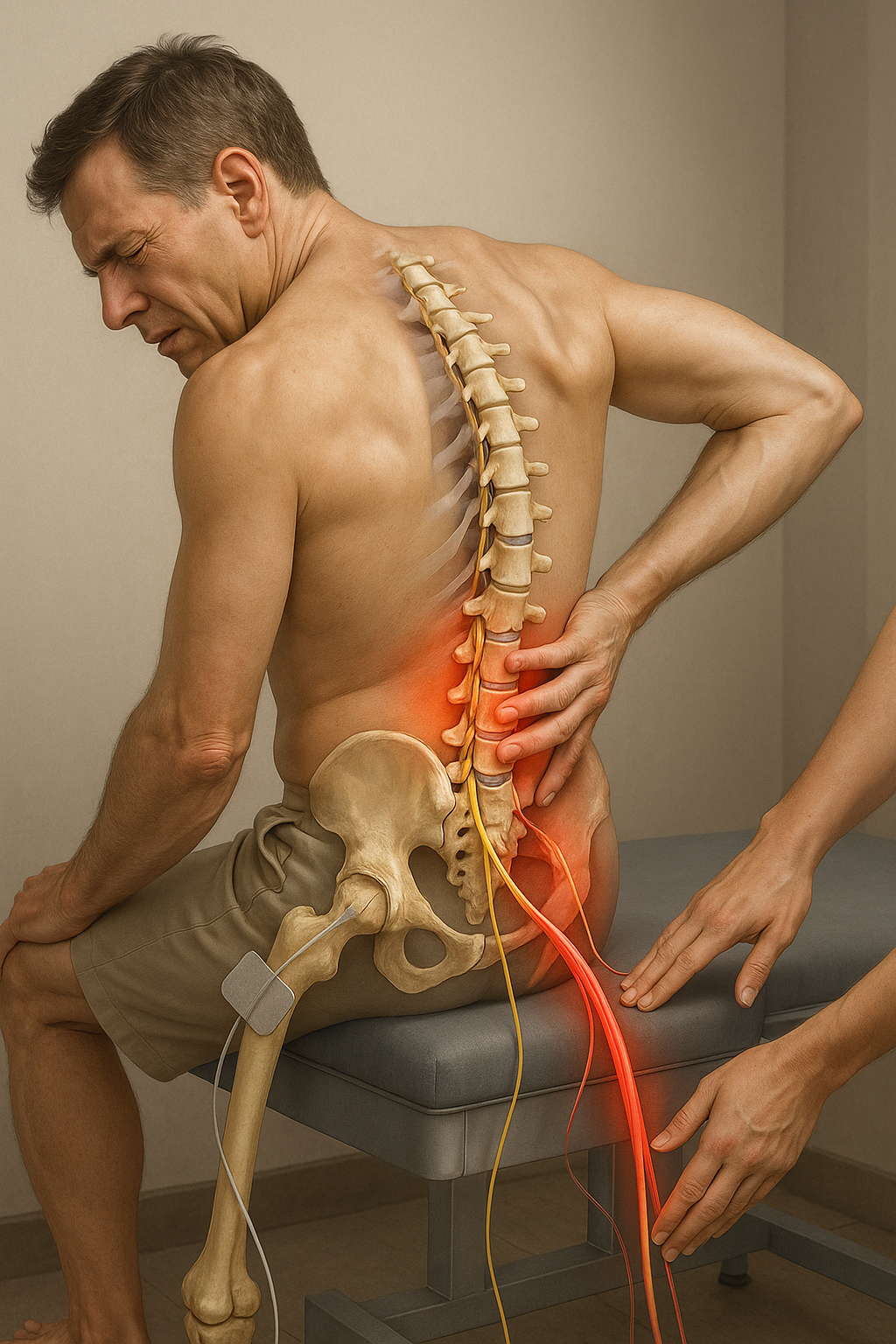 Vaarwel sciatische pijn: ontdek de weg naar verlichting - Illustration