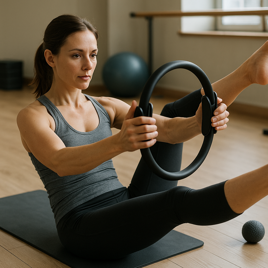 De kracht van pilates: versterk je core en verbeter je houding - Illustration