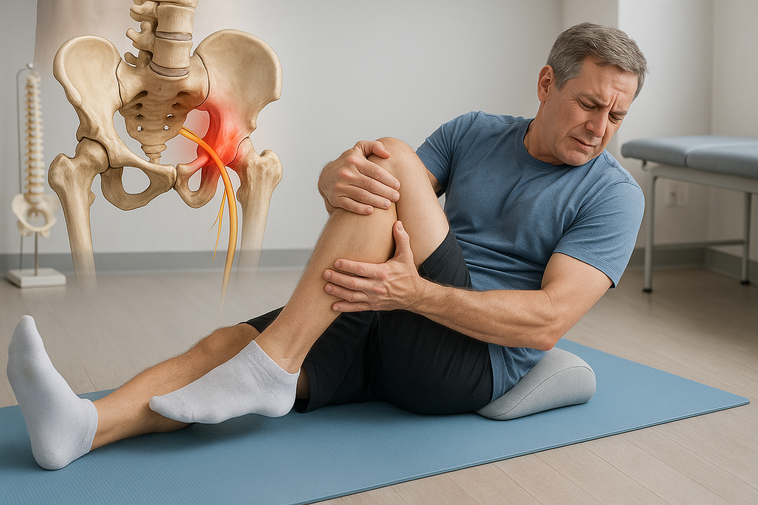 Beweeg veilig: sport met ischias zonder pijn - Illustration