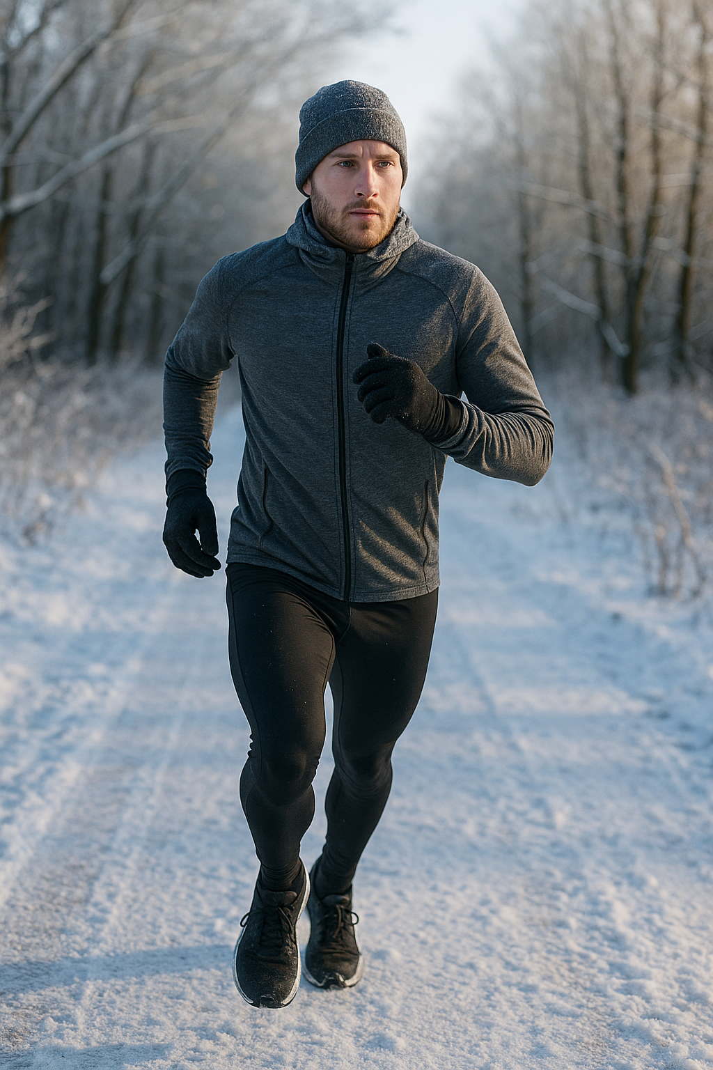 Winterhardlopen: hoe je veilig en comfortabel blijft in de vrieskou - Illustration