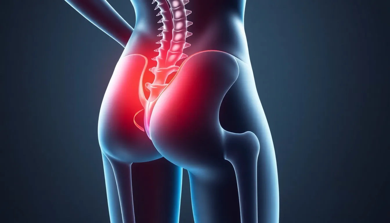 Oefenlezer ontdekt verlichting: sciatica-oefeningen met elastiek voor thuis - Illustration